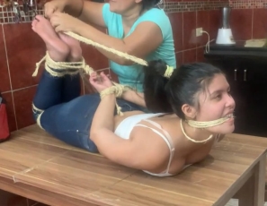Stepmom Please! PLEASE Tie Me Up Like The Girl From The Bondage Video!